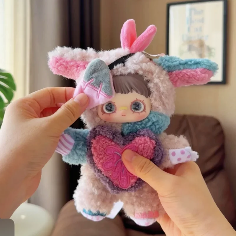 

New Maymei Symbiote Neverland Series Vinly Plush Blind Box Bunny Anime Doll Keychain Pendant Surprise Mystery Toy Gift for Kids