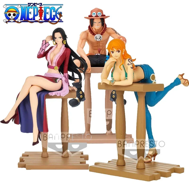 Bandai One Piece Animated Character Grandline Journey Female Emperor Animated Character Pvc Sculpture Model Decorated Toy