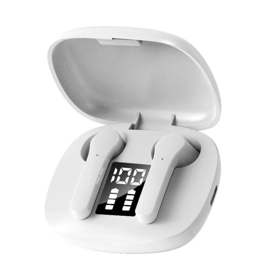 Js36 مجموعة بلوتوث معكرون متعدد الألوان مجموعة لاسلكية عرض الطاقة سماعات أذن ستيريو مقاومة للماء مع صندوق شحن