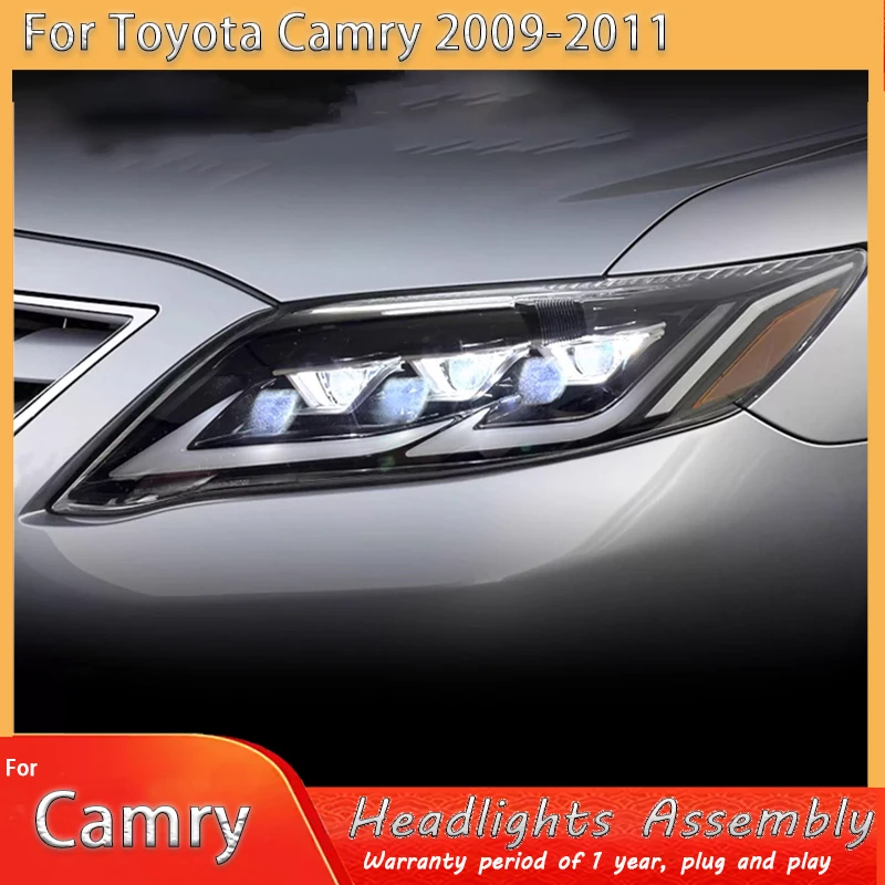

Headlight Styling FOR US Version Toyota Camry 2009-2011 Front Projector Lens DRL Head Lamp LED Car Stuff Auto Mobile Accessory
