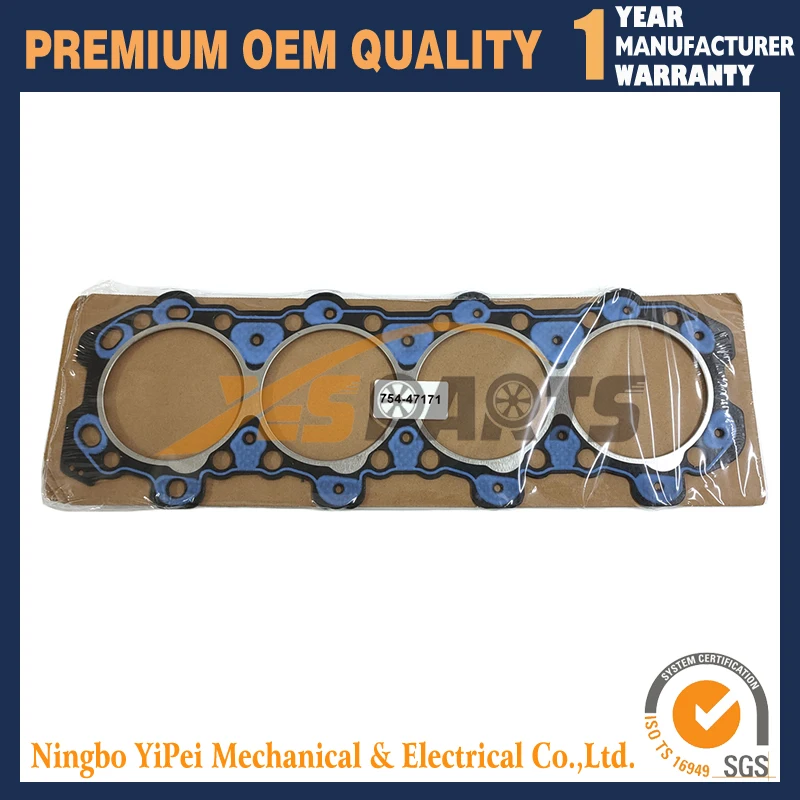 

754-47171 Cylinder Head Gasket For Lister Petter LPW4 LPWT4 LPWS4 Engine