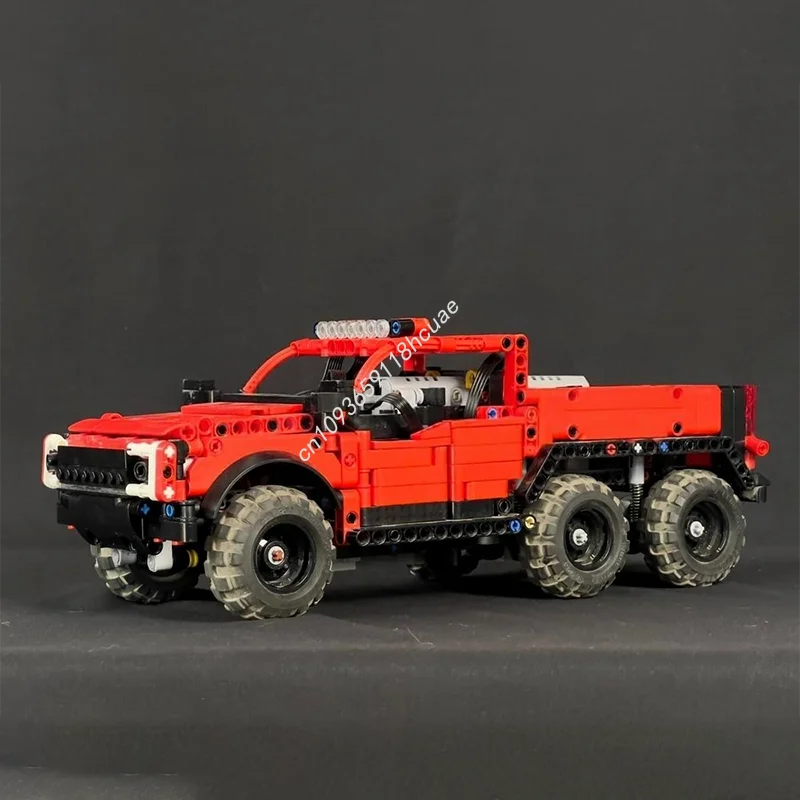 

1022pcs MOC Hennessey Velociraptor 6x6 4x6 Technic Model Building blocks DIY Kids creative Birthday Toys Modular Christmas gifts