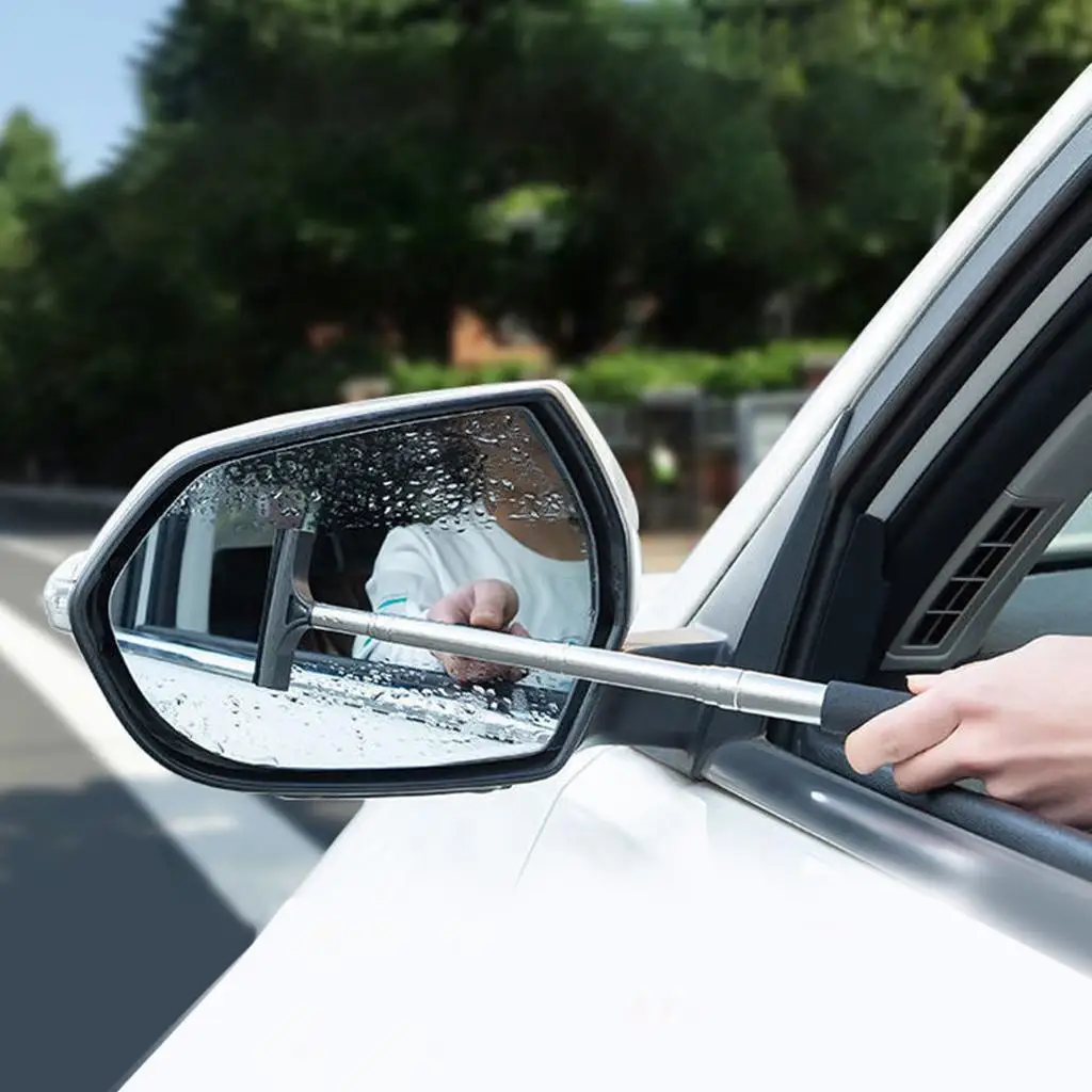 Telescopic Window Cleaner Car Rearview Mirror Wiper Glass Wiper for Window