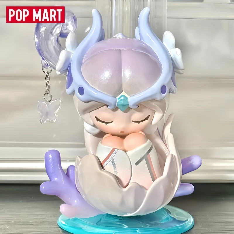 POPMART oficial Bubble Mart Honor of Kings Valley Newbie Dream Forest Series caja ciega Kawaii figura de mano regalos sorpresa