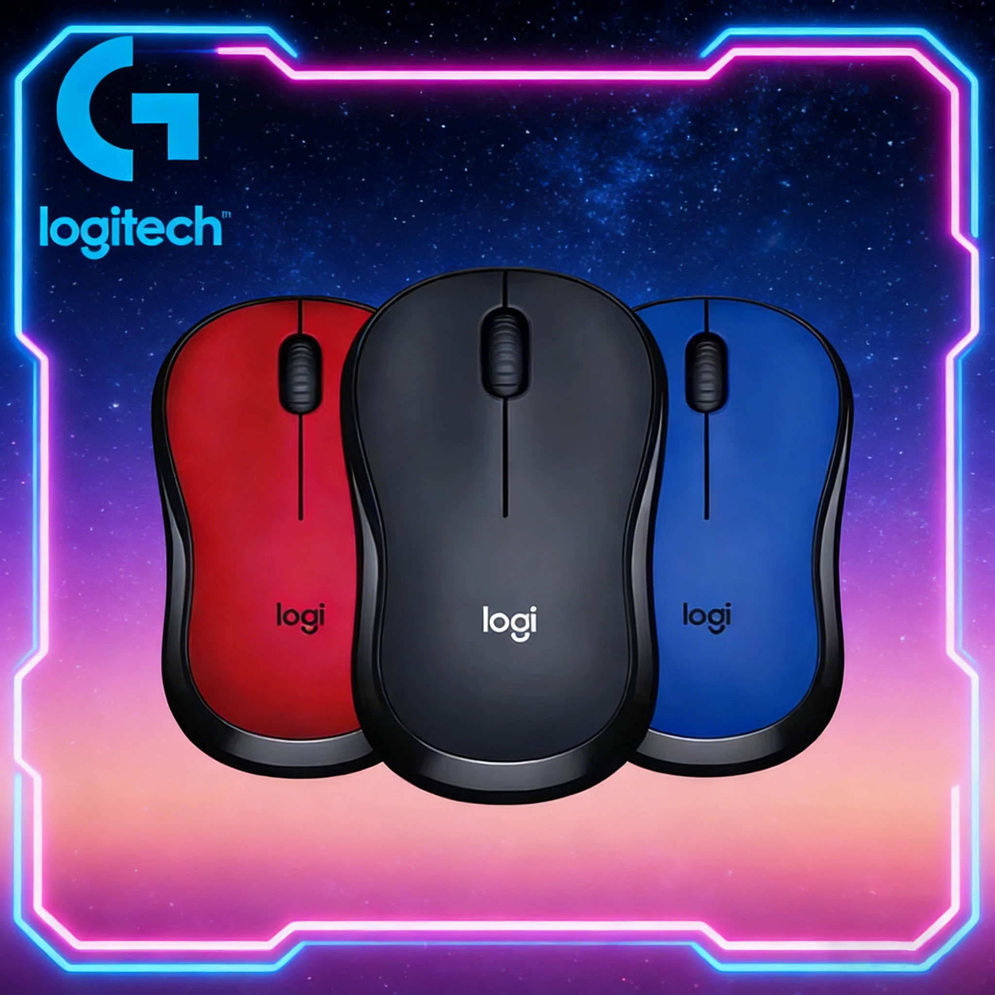

Беспроводная бесшумная мышь Logitech M220/M221 подходит для ноутбуков и настольных компьютеров; беспроводная игровая мышь M280/330.