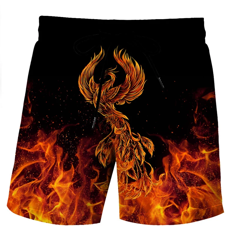 Pantalones cortos de playa para hombre, Shorts deportivos con estampado 3D de animales, cerdo y mono, informales, a la moda, novedad