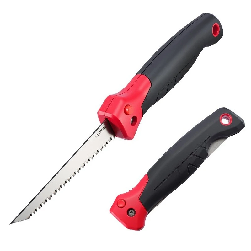 6-inch Foldable Gypsum Board Wall Saw, Triple-side Sharpened Teeth, Compact, Portable, Garden Saw