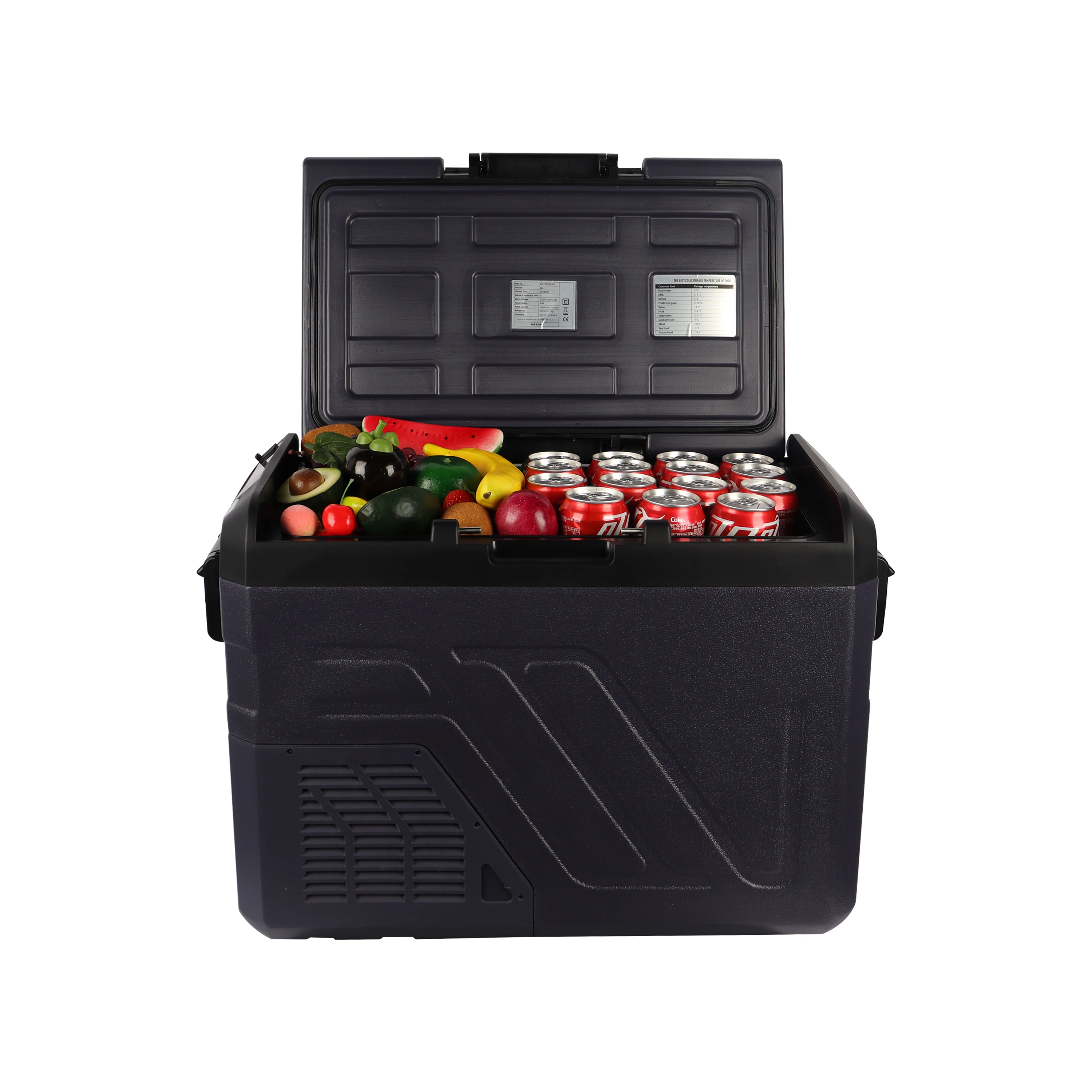 12V Car Fridge 32L Portable Freezer Compressor Freezer CoolerCar Refrigerator Solar Fridge For Truck Van RV