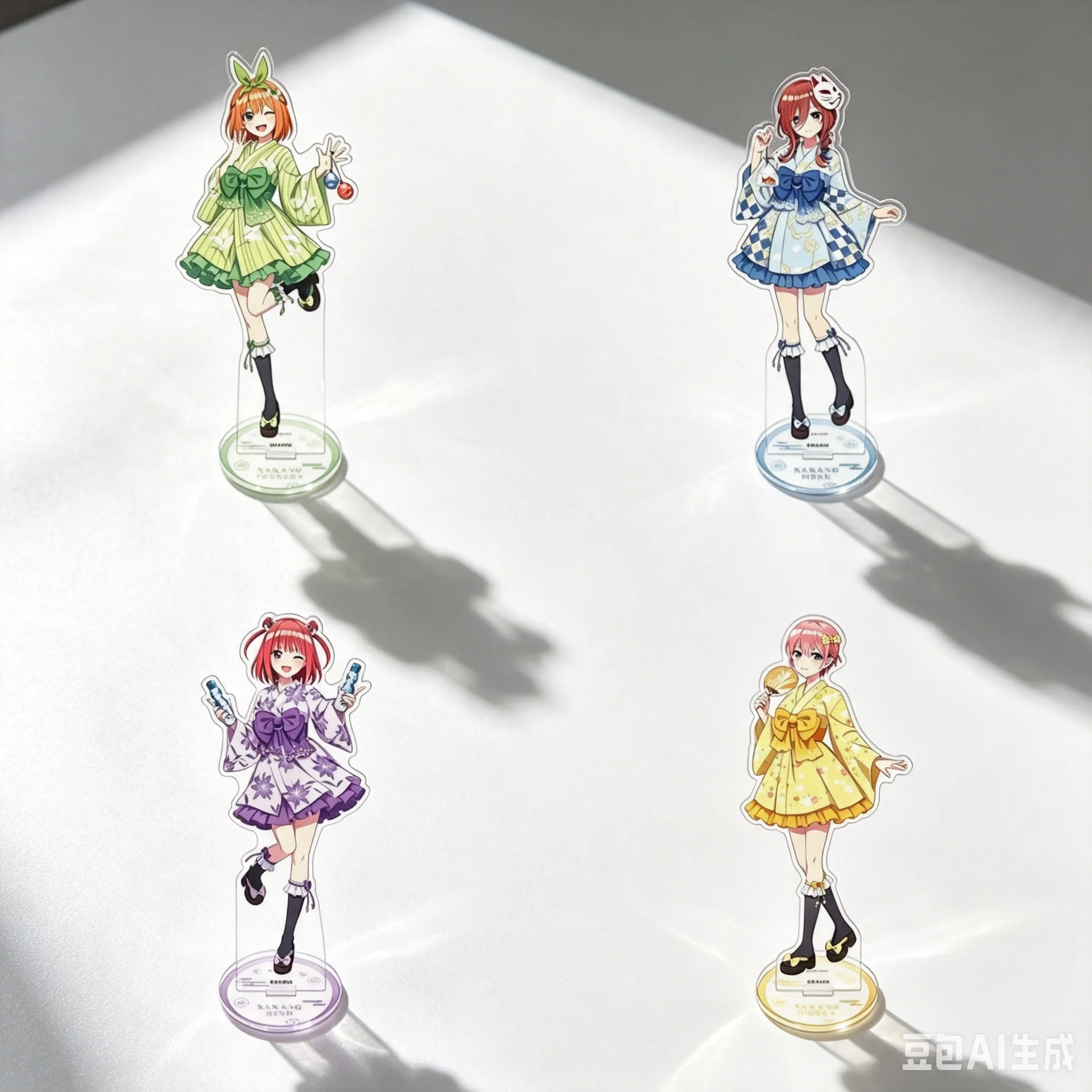 Hot Sell 15CM Anime The Quintessential Quintuplets Figure Peripheral Collection Acrylic Stand Model Decorations Gifts Keychain