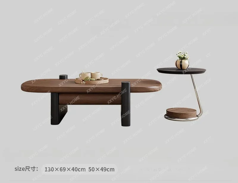 

Medieval style, light luxury high-end living room, high-end side table of household small apartment
