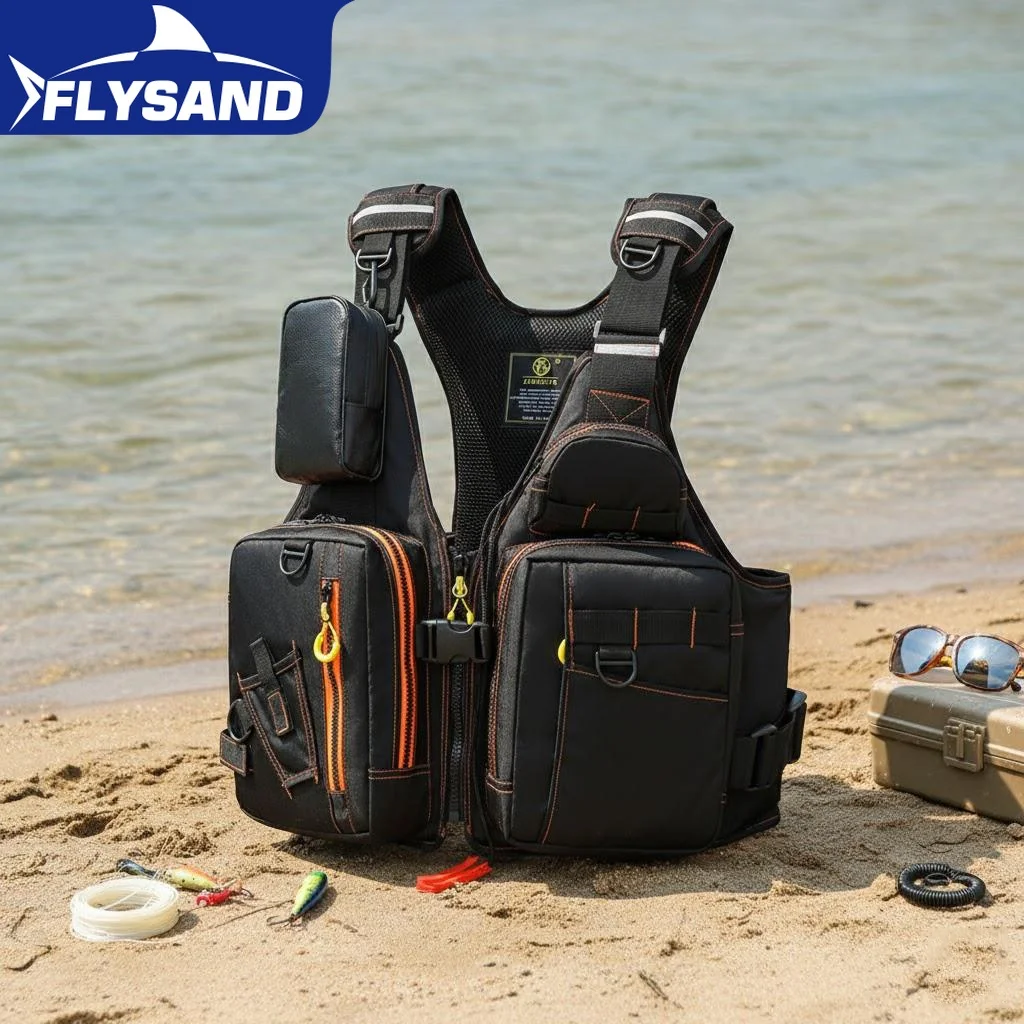 

Многофункциональный спасательный жилет для рыбалки на открытом воздухе: незаменимый элемент безопасности с множеством карманов и плавучими материалами