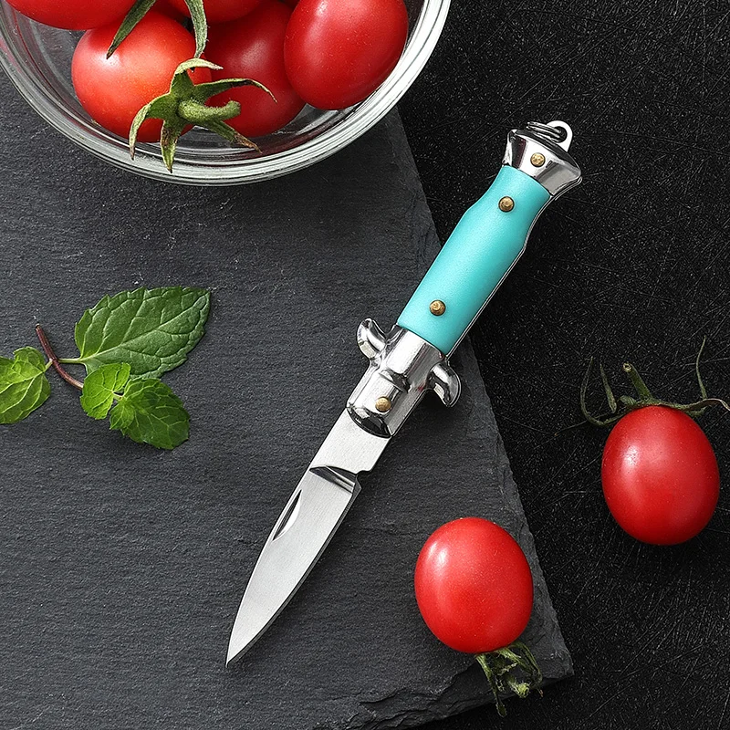 Imagem -04 - Tunafire-mini Folding Pocket Knife Multi Keychain Edc Portátil Outdoor Camping Pequeno Cortador Facas Abridor Desembalar Ferramentas