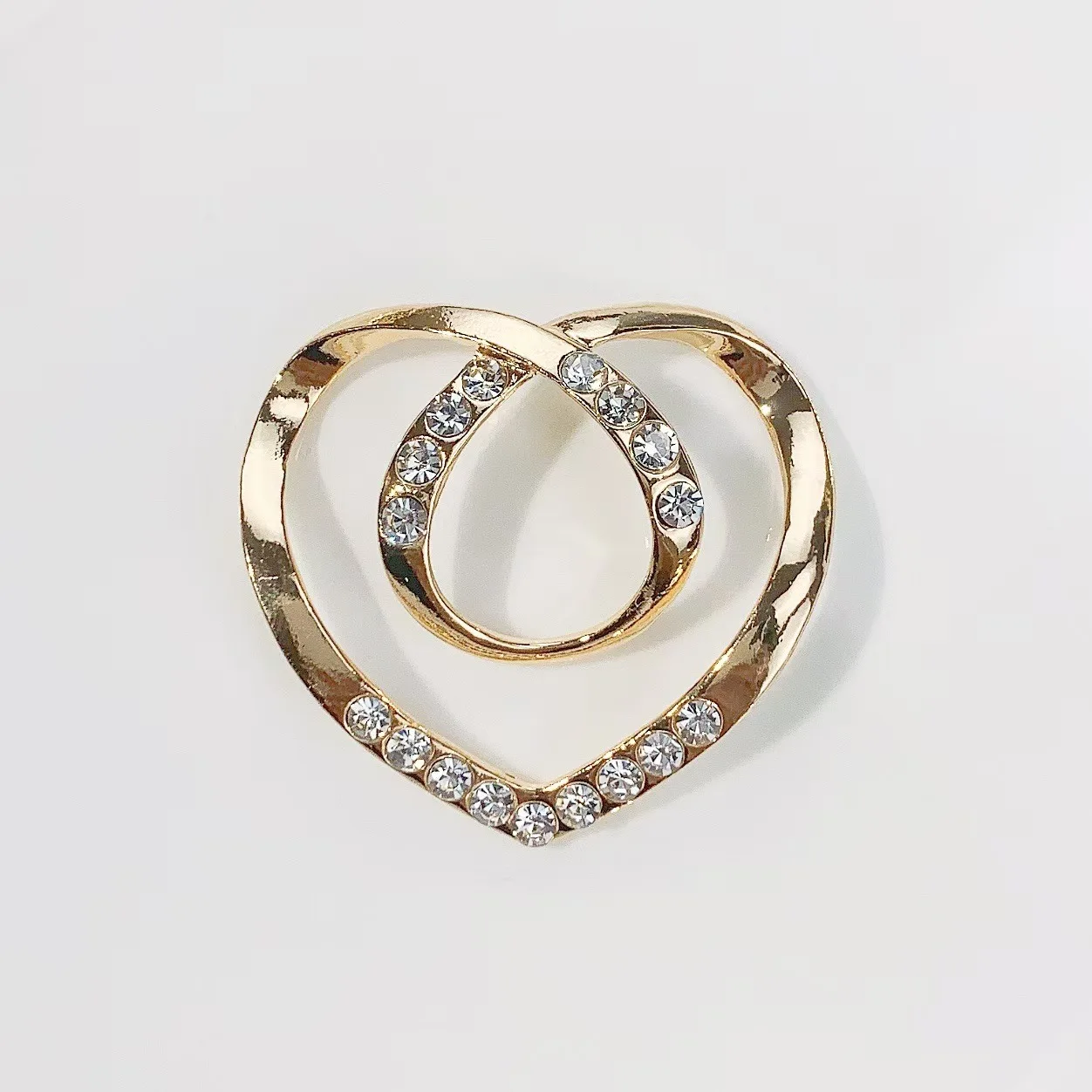 حلقة زر زاوية من القماش، مشبك وشاح، حاشية قميص متعددة الاستخدامات، تي شيرت / إكسسوار تزيين الملابس النسائية، بروش.