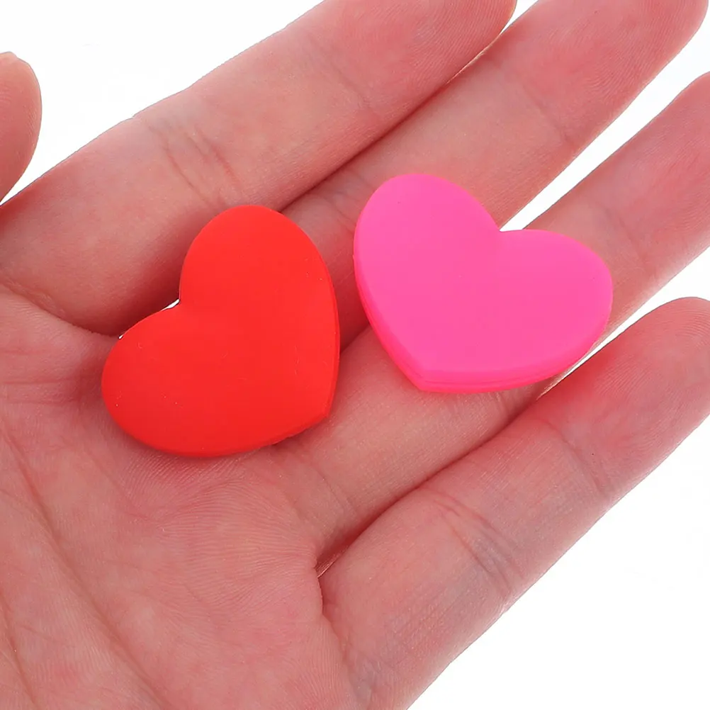 

4pcs Vibration Shock Absorber Heart Shape Silicone Tennis Heart Vibration Dampener For Sports Dampener Tennis Accessories