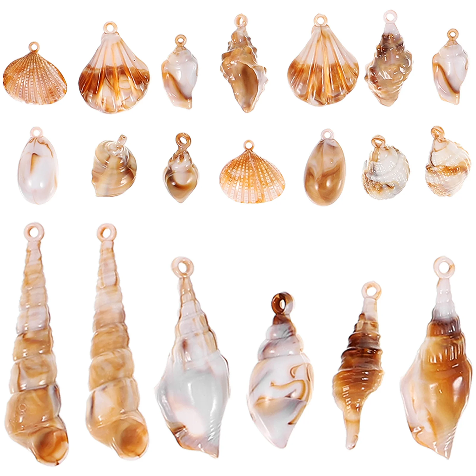 المحيط موضوع قذيفة سحر الإبداعية قلادة جمع المجوهرات الزخرفية عقد دي اي واي أساور سلاسل المفاتيح صنع المواد