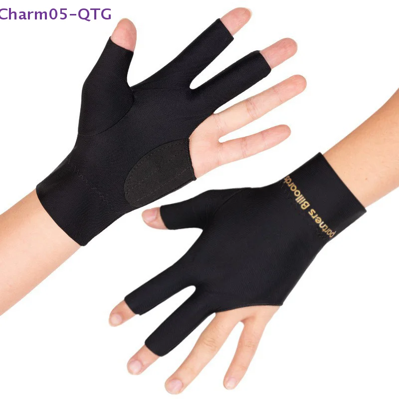 Hot！Billiard Three-finger Gloves Anti Skid Snooker Billiard Cue Glove Left Right Hand Unisex Gloves
