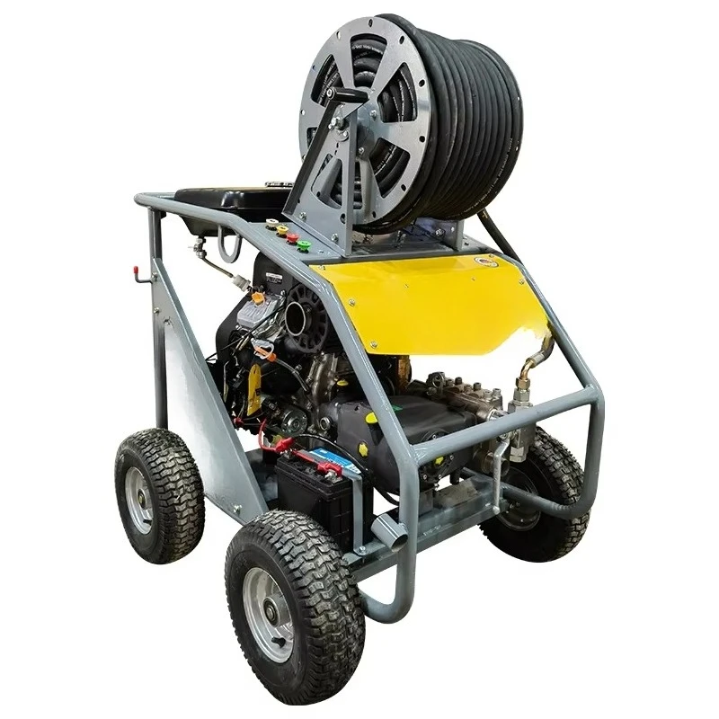 New 23hp/35hp High Pressure 150bar 60m Water Jet Cleaning Truck Sewer Drain Pipe Dredging