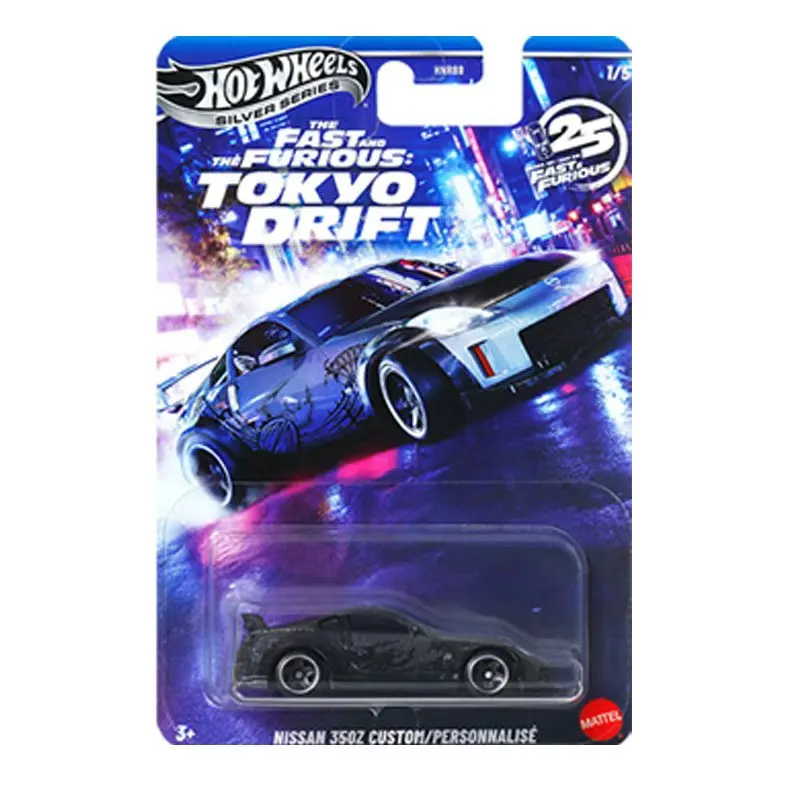 عجلات ساخنة جديدة 2026 سلسلة فضية سريعة وغاضبة طوكيو الانجراف Hotwheels 2026 1/64 نموذج سيارة نيسان تحصيل الصبي الاطفال اللعب هدية #2