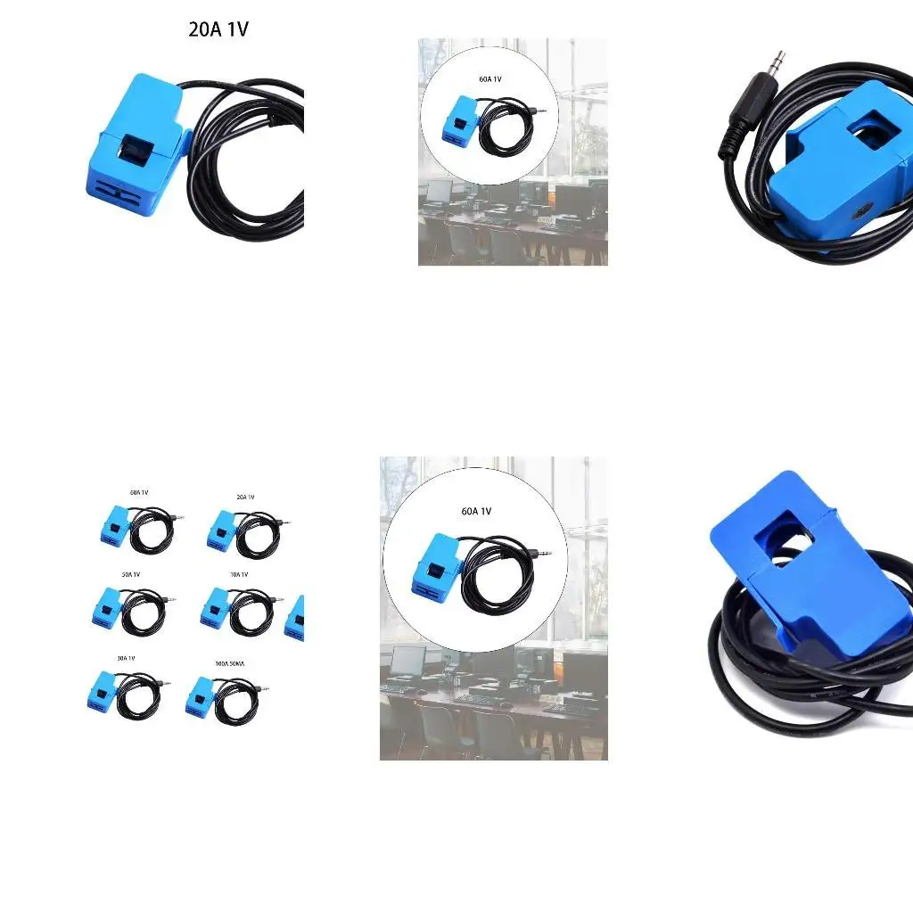 

652F SCT013 High Quality 10A 20A 30A 50A 60A 100A SCT-013-000 Non-invasive AC Current Split Current