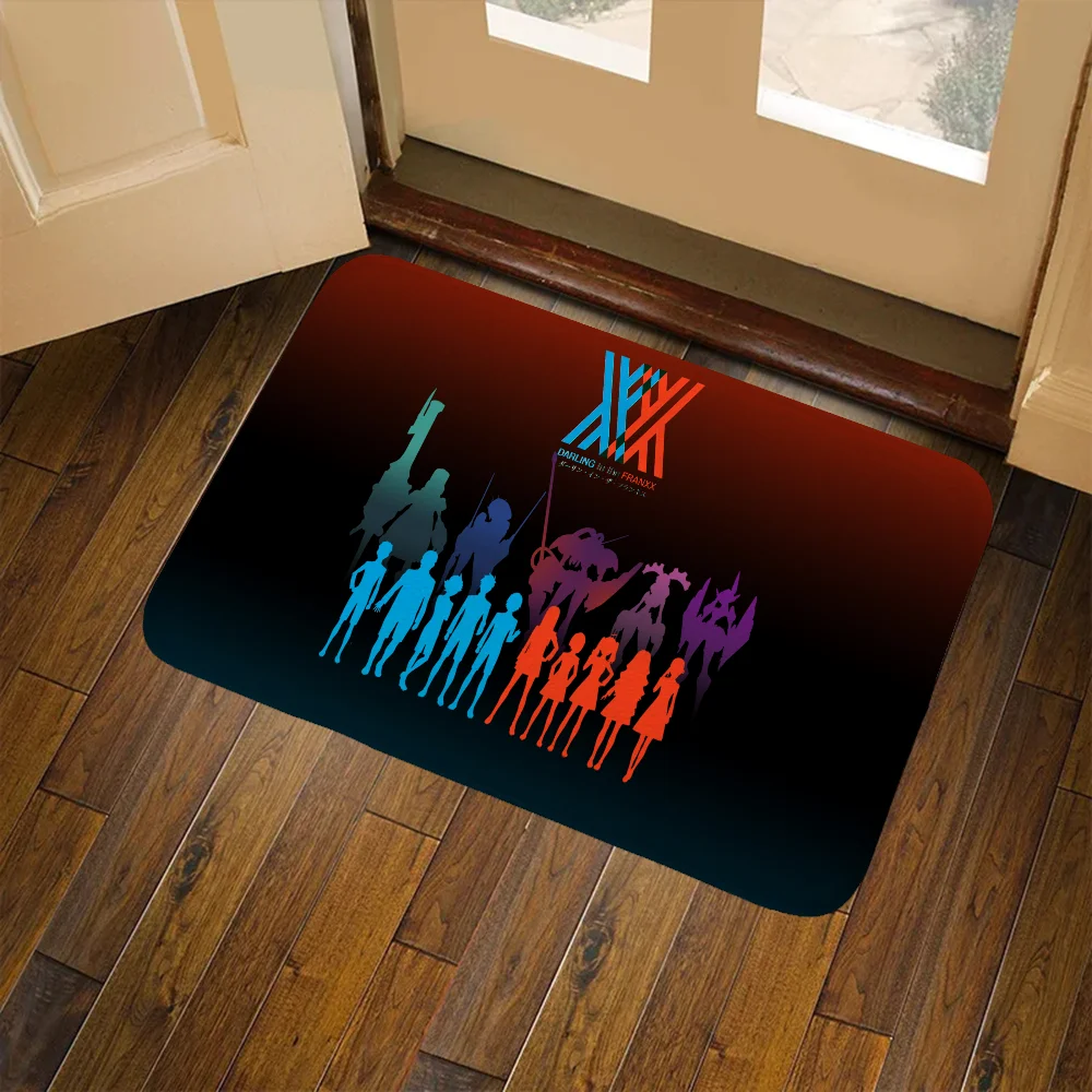 

Anime Darling Doormat Entrance Door House Entrance Mat for Hallway on the Floor Bedroom Carpet Kitchen Rugs Bath Rug Carpets