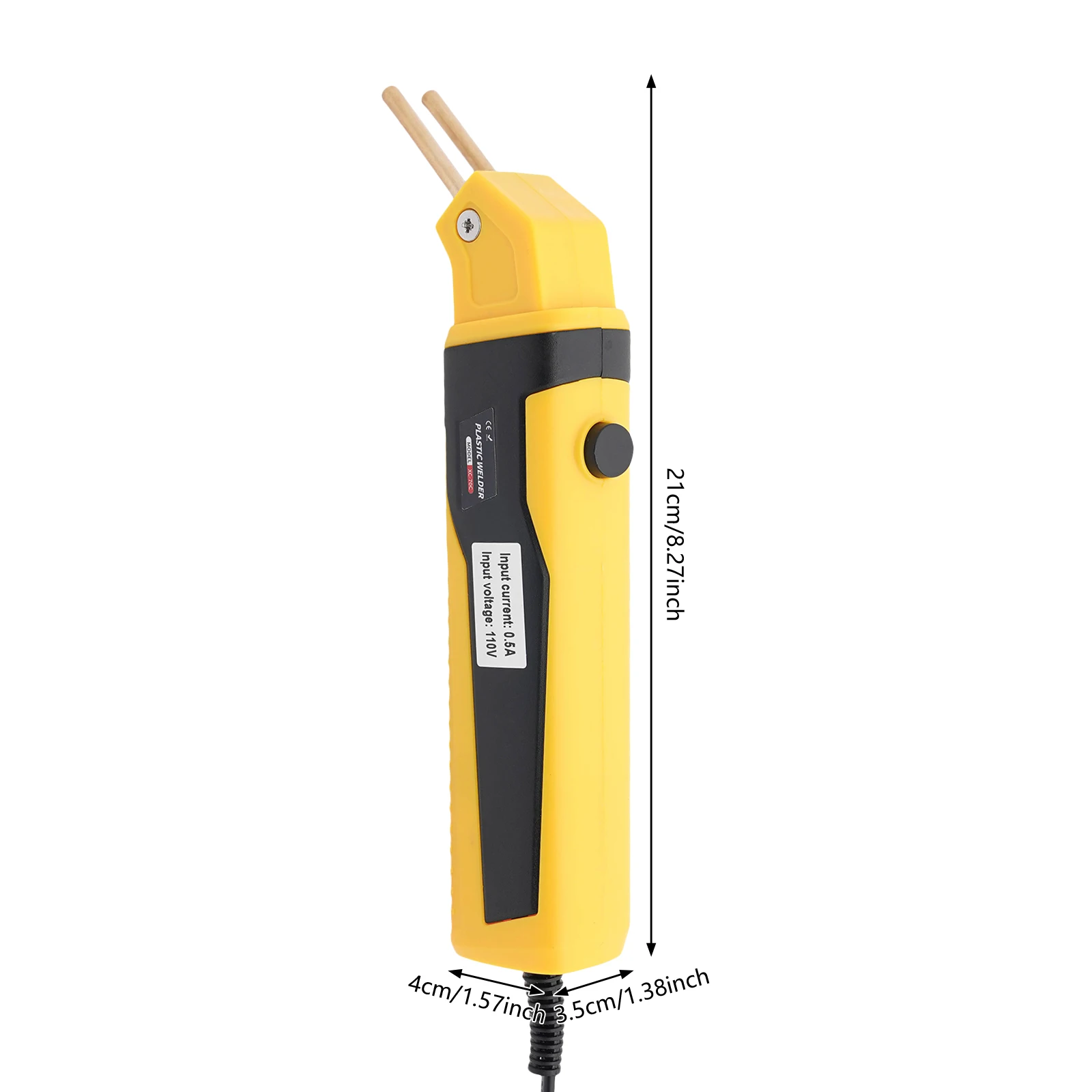 100W Plastic Welder Complete Kit with Carrying Case, Designed for DIY Repair of Automotive Bumpers, Furniture, Toolboxes, and Various Plastic Components