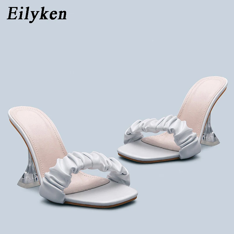 Eilyken Women Gladiator High Heels Sandals Summer Party Dress Shoes Cross Strap Lace-up Pumps size 41