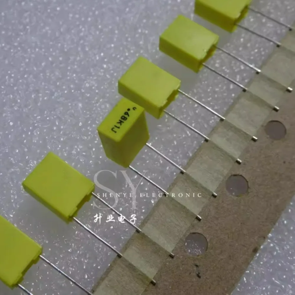 

10pcs/lot Europ 0.68uf/63v 680nf u68 684 Brand New 5mm Film Capacitor