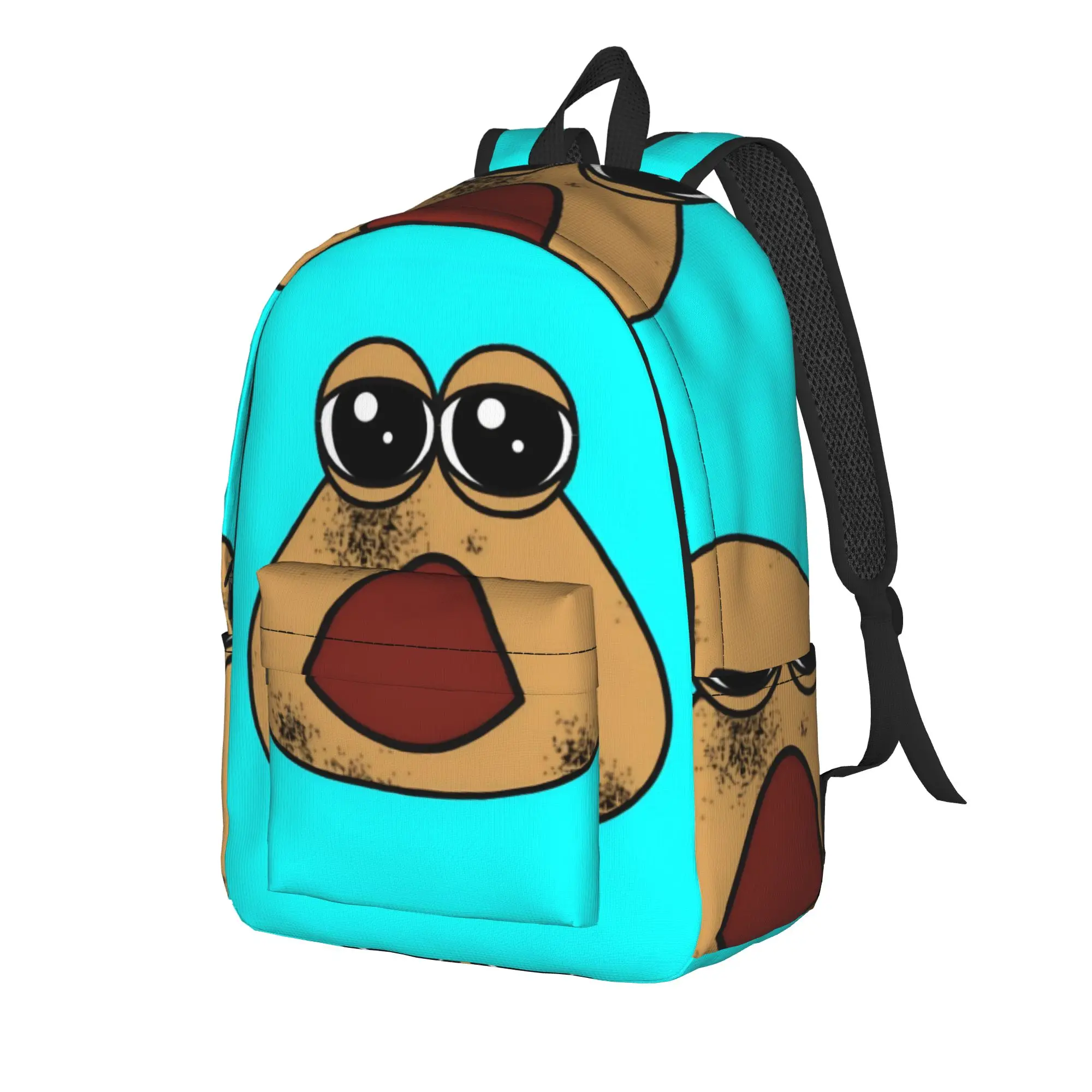 My Pet Alien Pou Casual Backpack Lightweight High School Business  Daypack for Men Women College Shoulder Bag