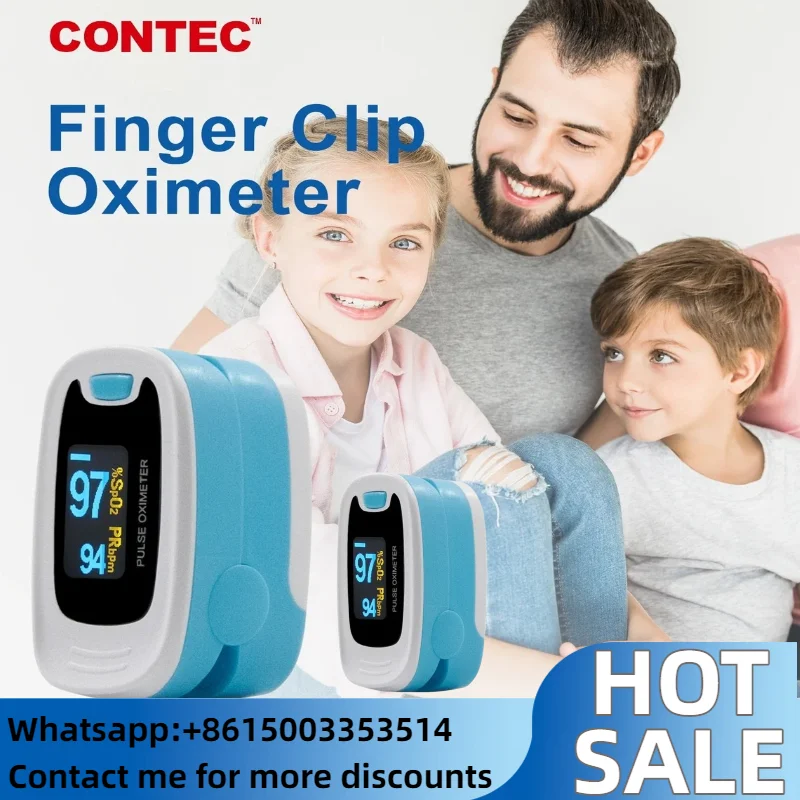

CONTEC Finger-tip Pulse Oximeter - SpO₂ & Heart Rate Monitor