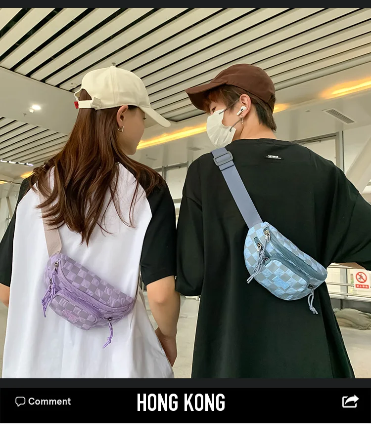 

2025 New Chest Bag | Couples Crossbody Bag | Trendy Sports Waist Pack & Single-Shoulder Mini Bag