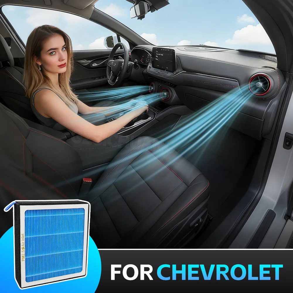 

Car Air Conditioning Filter Element For Chevrolet Cheyenne Cruze Equinox High Flow Air Filter Replacement Interior Accessories