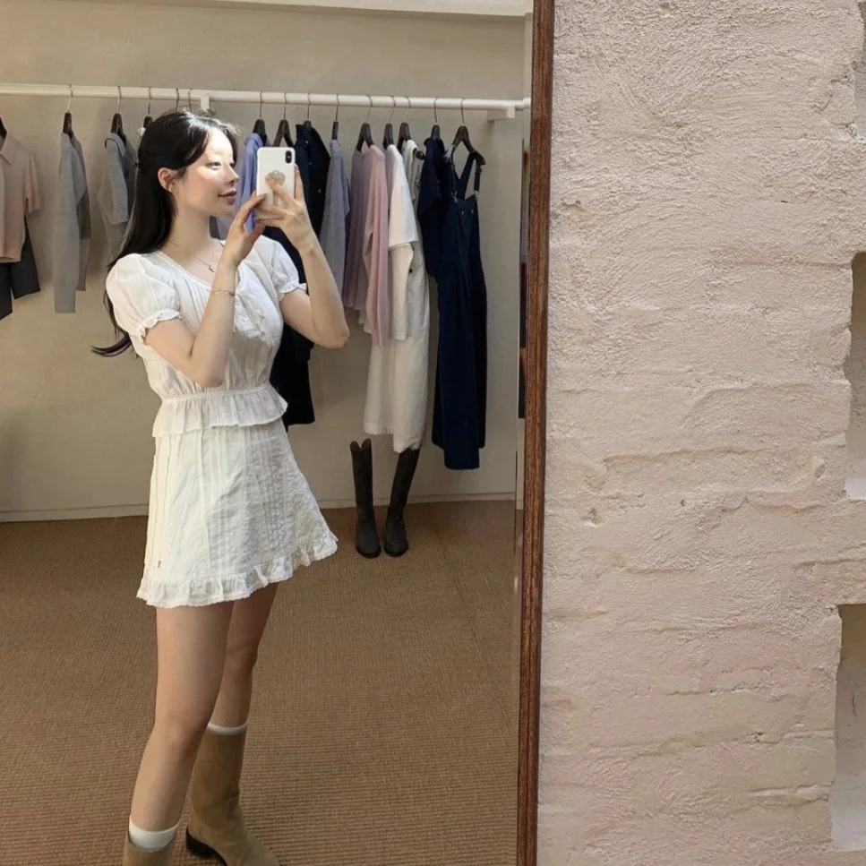 

Pure Color ort Sve Slim Fit irt для женщин с поясом и галстуком-дизайном для поездок на работу Sle Summer Faion Повседневная деловая одежда