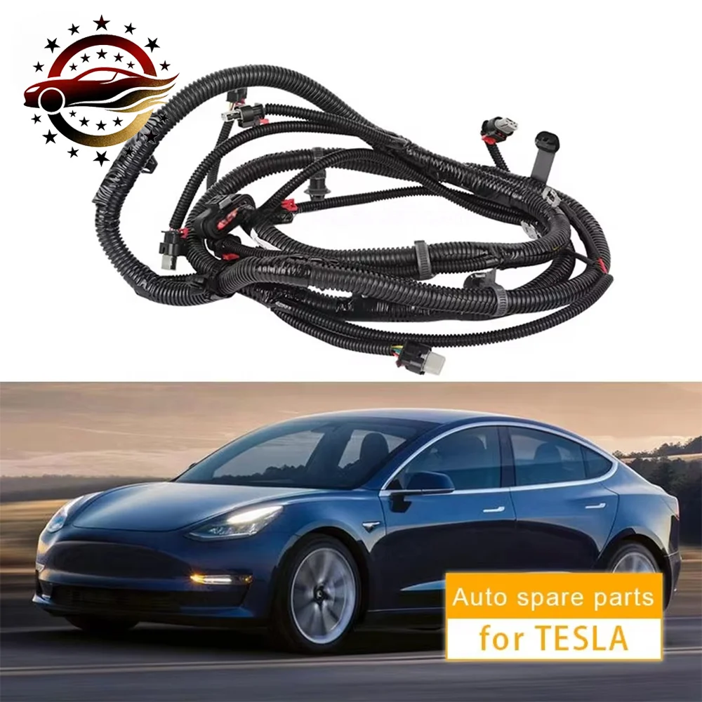 

Жгут проводов для датчиков парковки переднего бампера автомобиля с проводкой для противотуманных фар и разъемом для радарного/заднего фонаря для Tesla Model 3