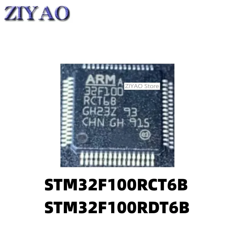 

5PCS STM32F100RDT6B QFP64 STM32F100 STM32F100RCT6B