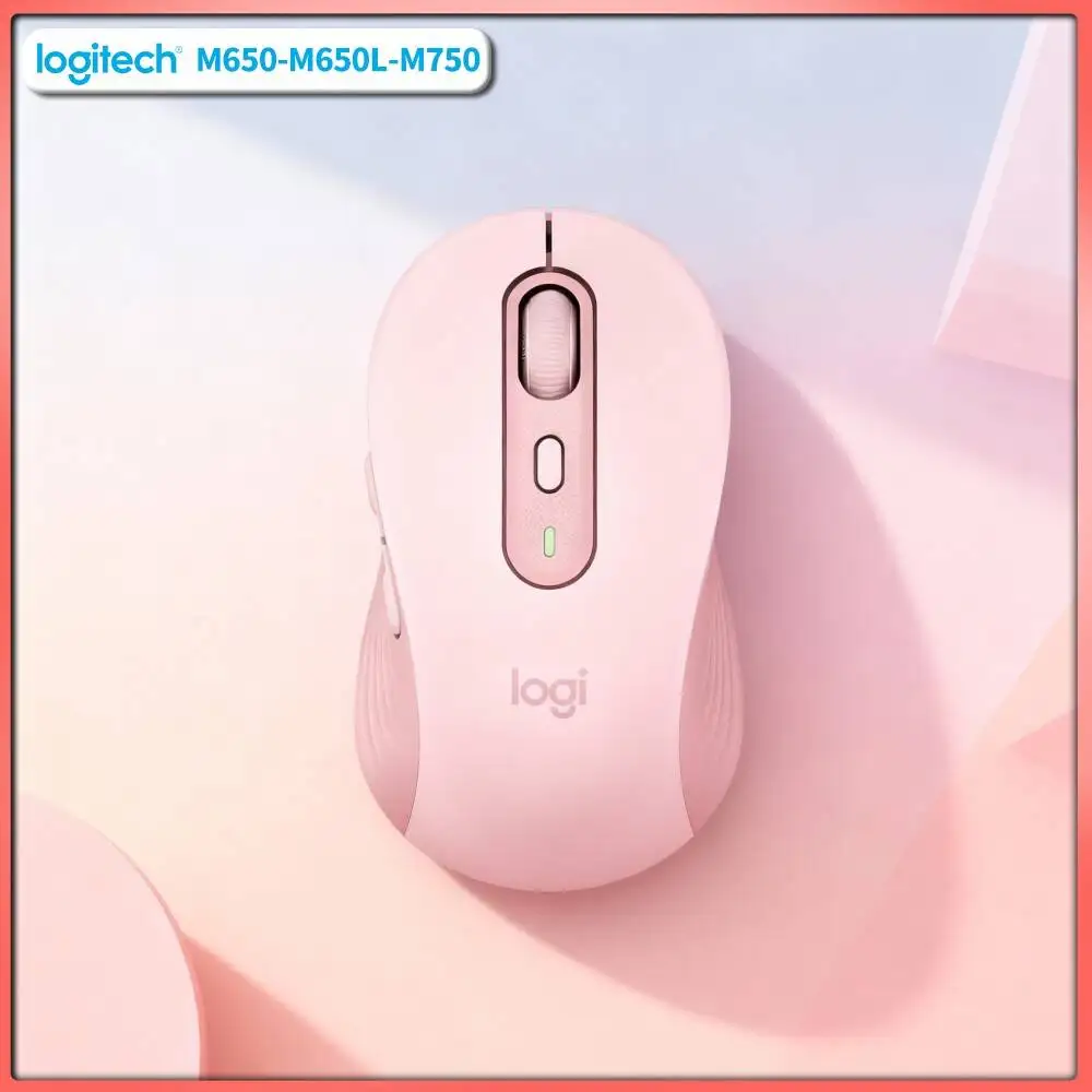 Logitech M650/M650L Wireless Mouse - 5 Custom Buttons, Recycled Plastic Body, SmartWheel Speed Modes, 24-Month Battery Life