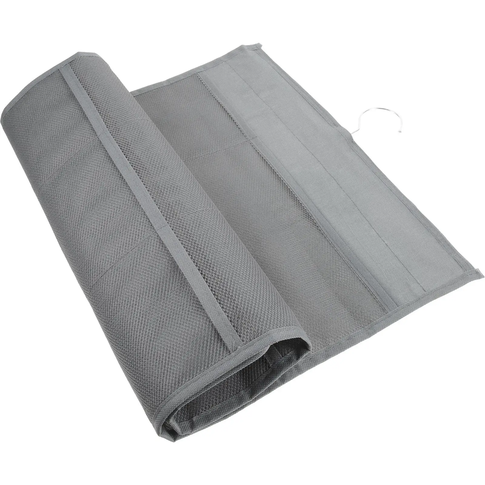 

Wardrobe Hanging Organizer Double-Side 30-Compartment Underwear Bra Socks Pouch Simple Elegant Design Smooth Lines Home