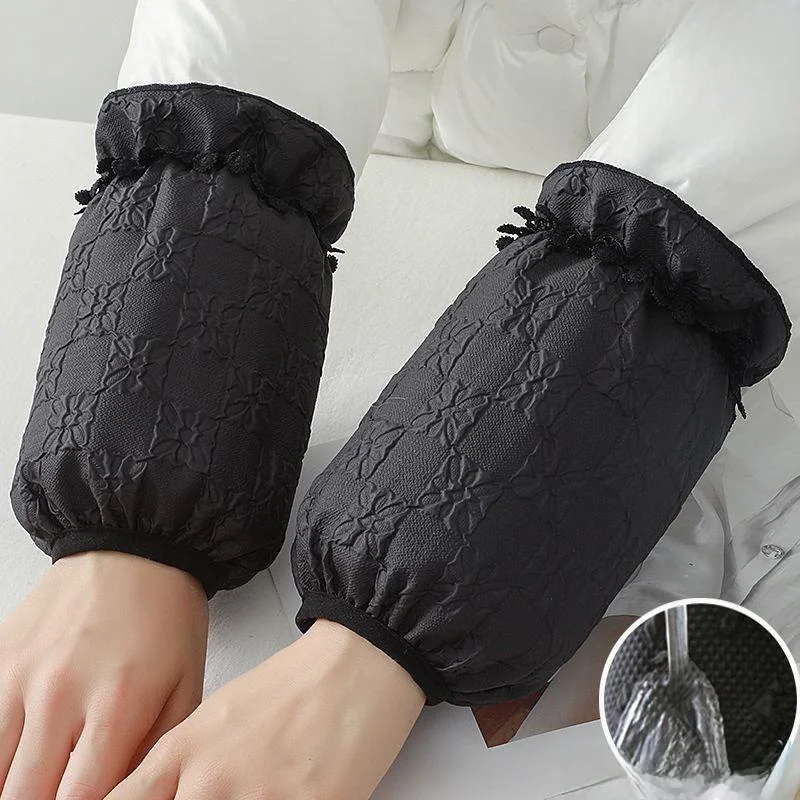 

ort Lace Sve Чехлы женские осенне-зимние водонепроницаемые прочные пуховые манжеты Jaet Dir для защиты рук для офисного использования