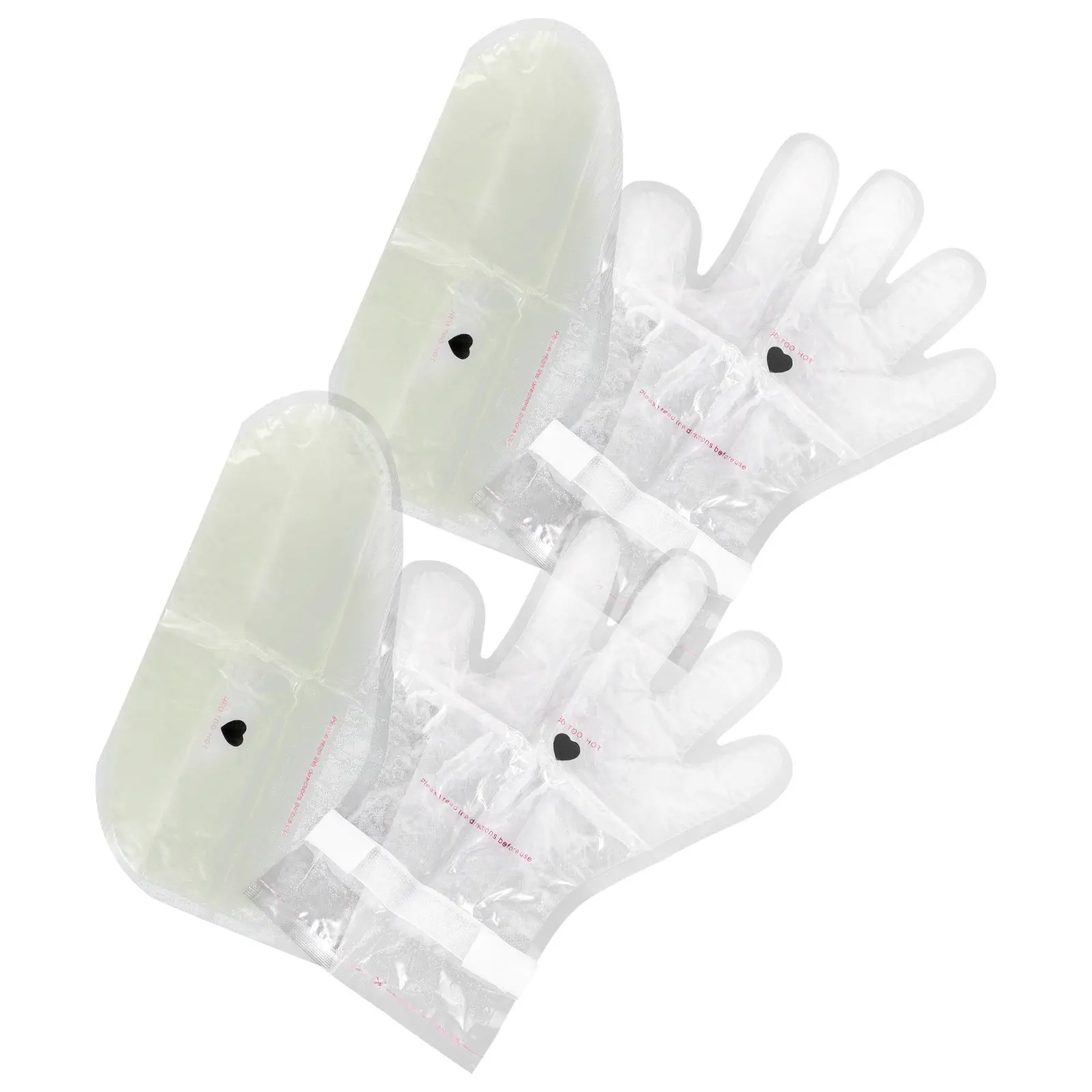 1Set Paraffin Wax Hand and Foot Mask Set Exfoliating Moisturizing for Dry Rough Skin Home Use Nourishing Deep