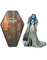 Emily Corpse Bride Tim Burtom 18cm Pvc with Coffin Figure