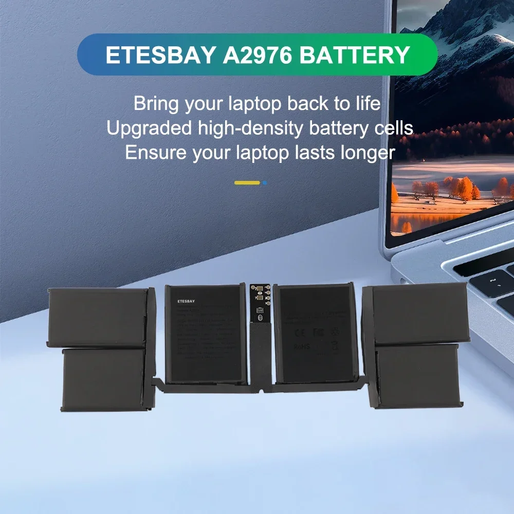 ETEBAY A2976 Replacement Battery for Apple MacBook Pro 16-inch A2991 Late 2023 MRW13LL/A MRW63LL/A
