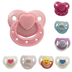 Dummy Pacifier +Magnet Nipples Magnetic Pacifiers for Reborn Baby Dolls Newborn DIY Kids Toy Cute Lovely Babies Dolls Supplies