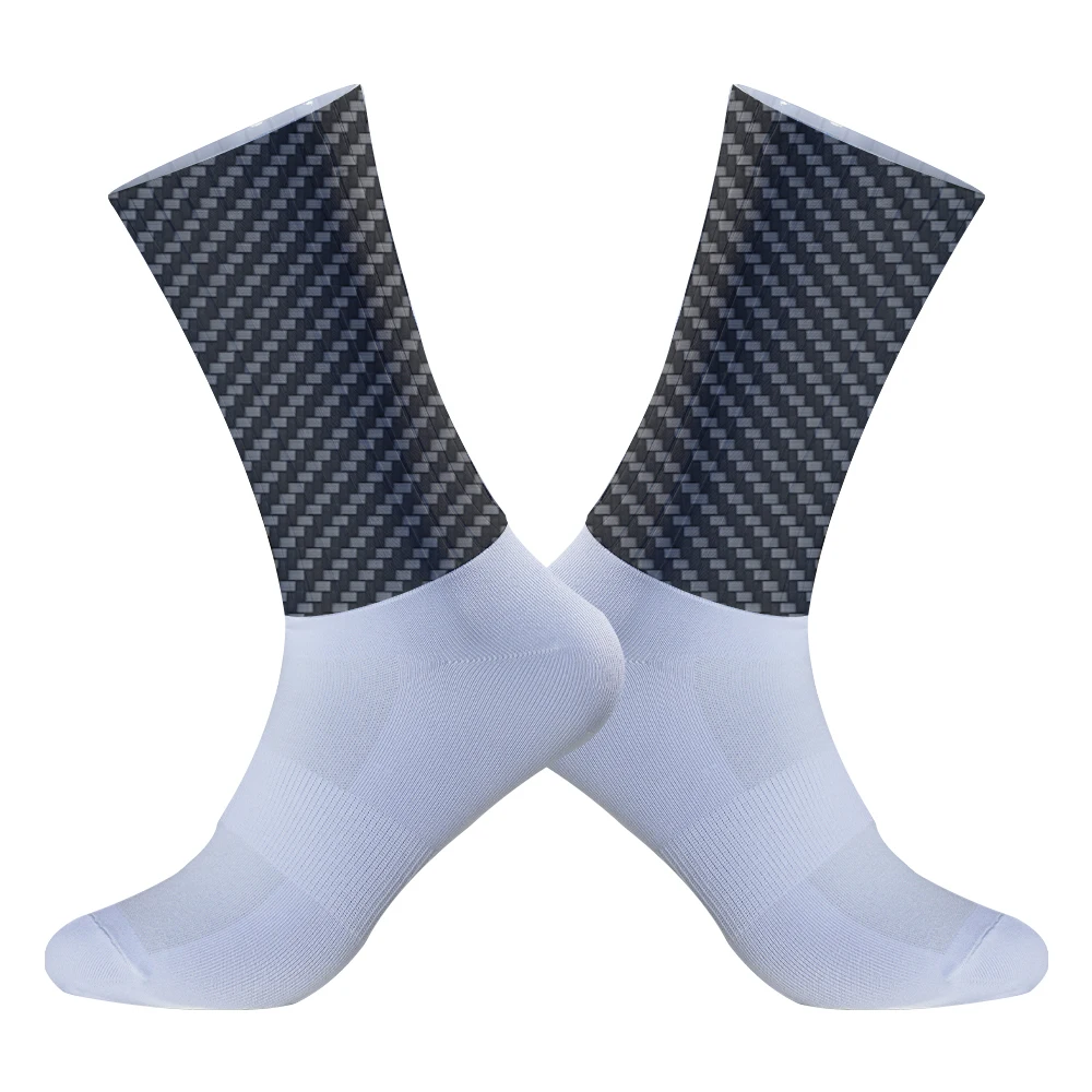 Bike Summer 2024 New Aero Team Cycling Non-slip Breathable Socks Silica Gel Pro Racing Sports Socks Men Women