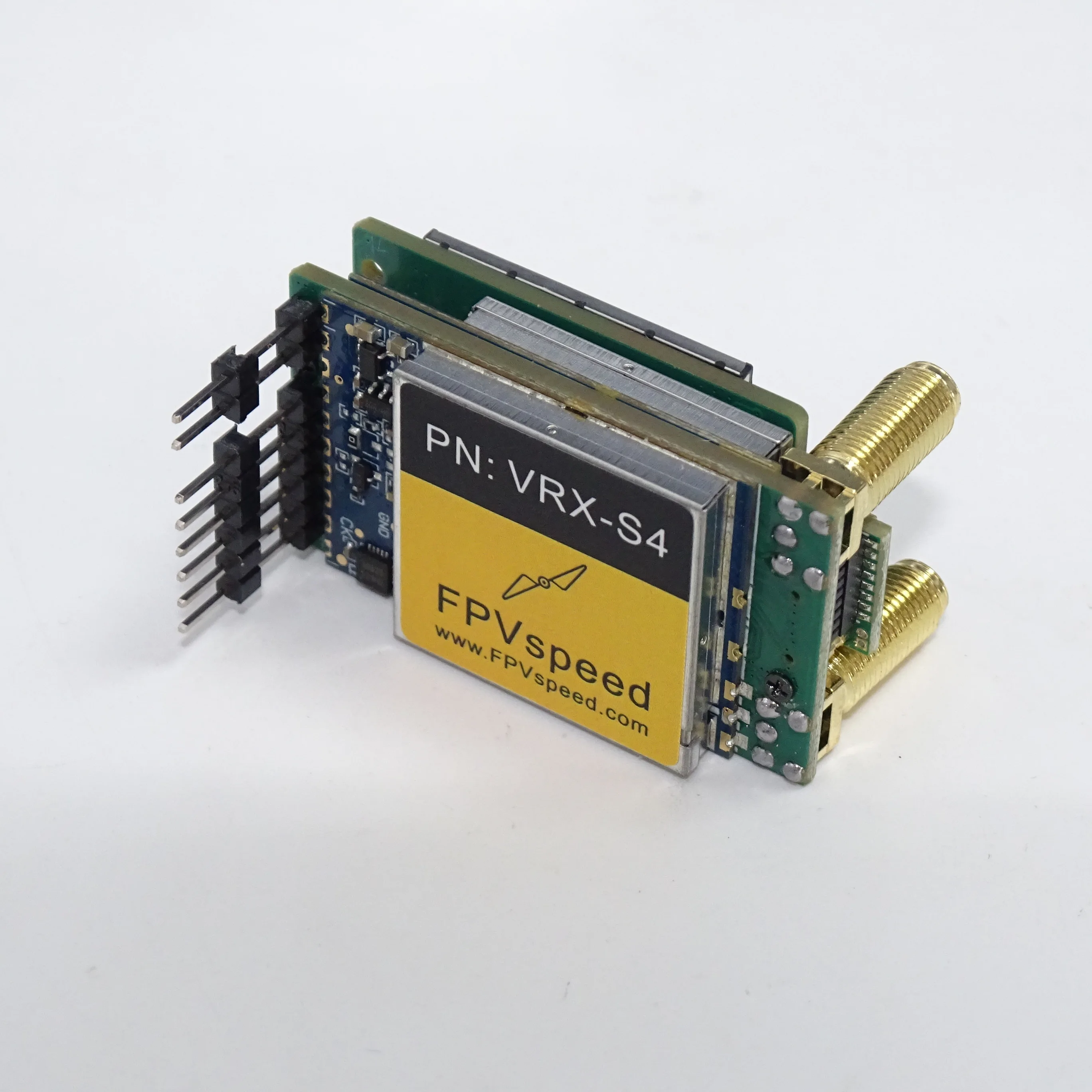 VRX 1.2GHz 1.3GHz FPVspeed VRX-S4 1.2G 1.3G 9CH FPV Video Receiver Module, Compatible with Fatshark, SKYZONE, DJI V1/V2 Goggles