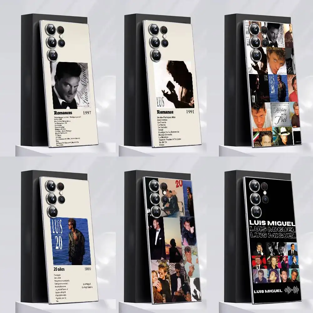 

L-Luis M-Miguel 20 ANos Romance Phone Case For Samsung S30,25,24,23,21,22,20,10,5G,FE,lite,PIus,Ultra Transparent Cover