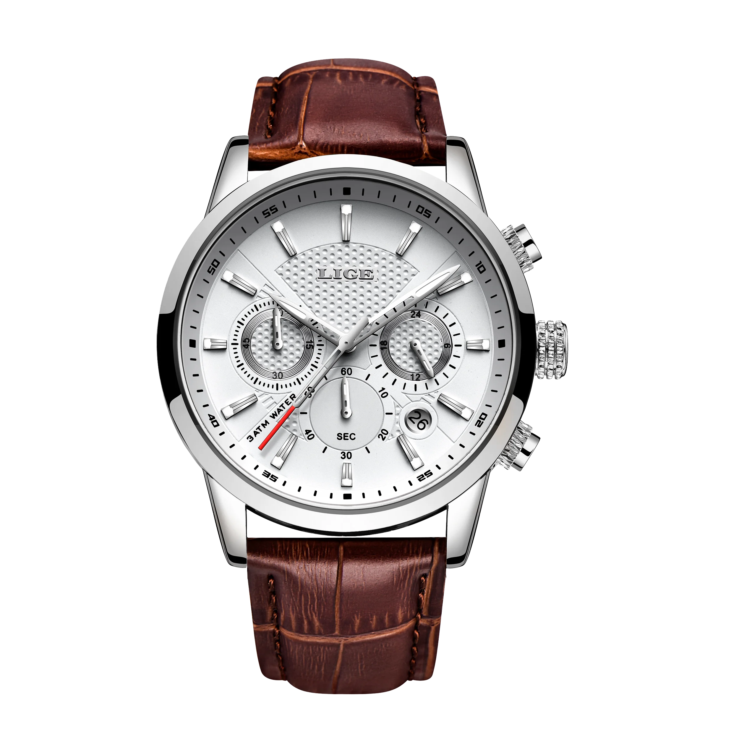 Men's Classic Retro Automatic Mechanical Watch, Leather Band