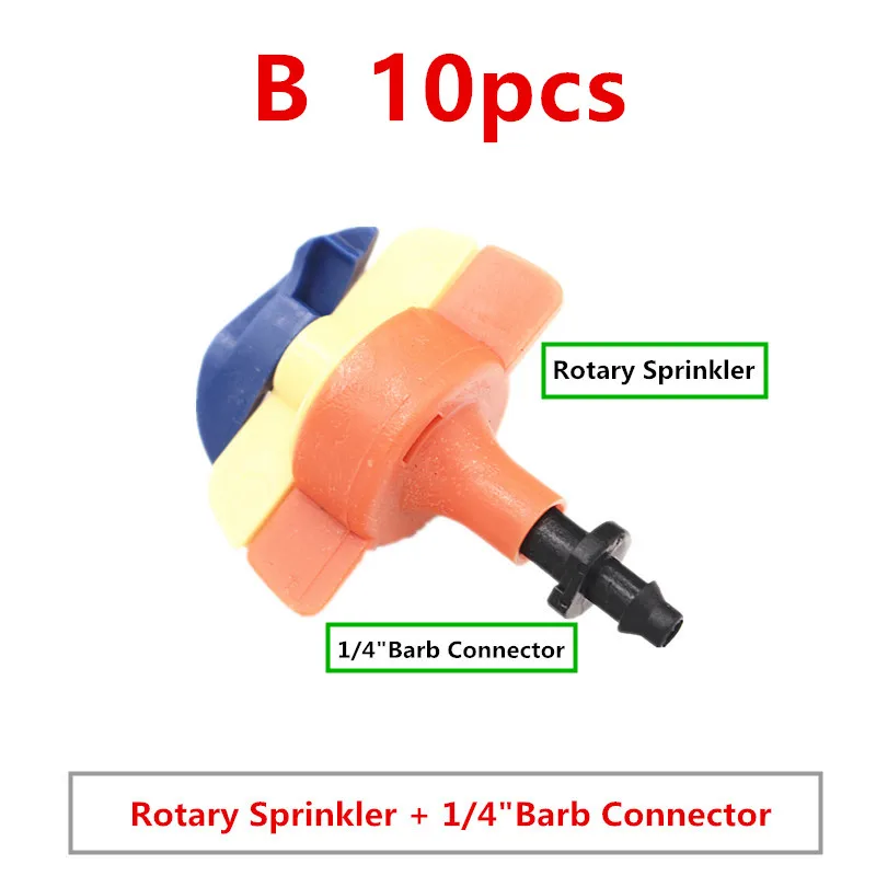 10 sztuk 360 stopni obrotowy zraszacz dysza natryskowa wewnętrzna 6mm strumień wody akcesoria do dyszy do podlewania ogrodu mikro nawadnianie