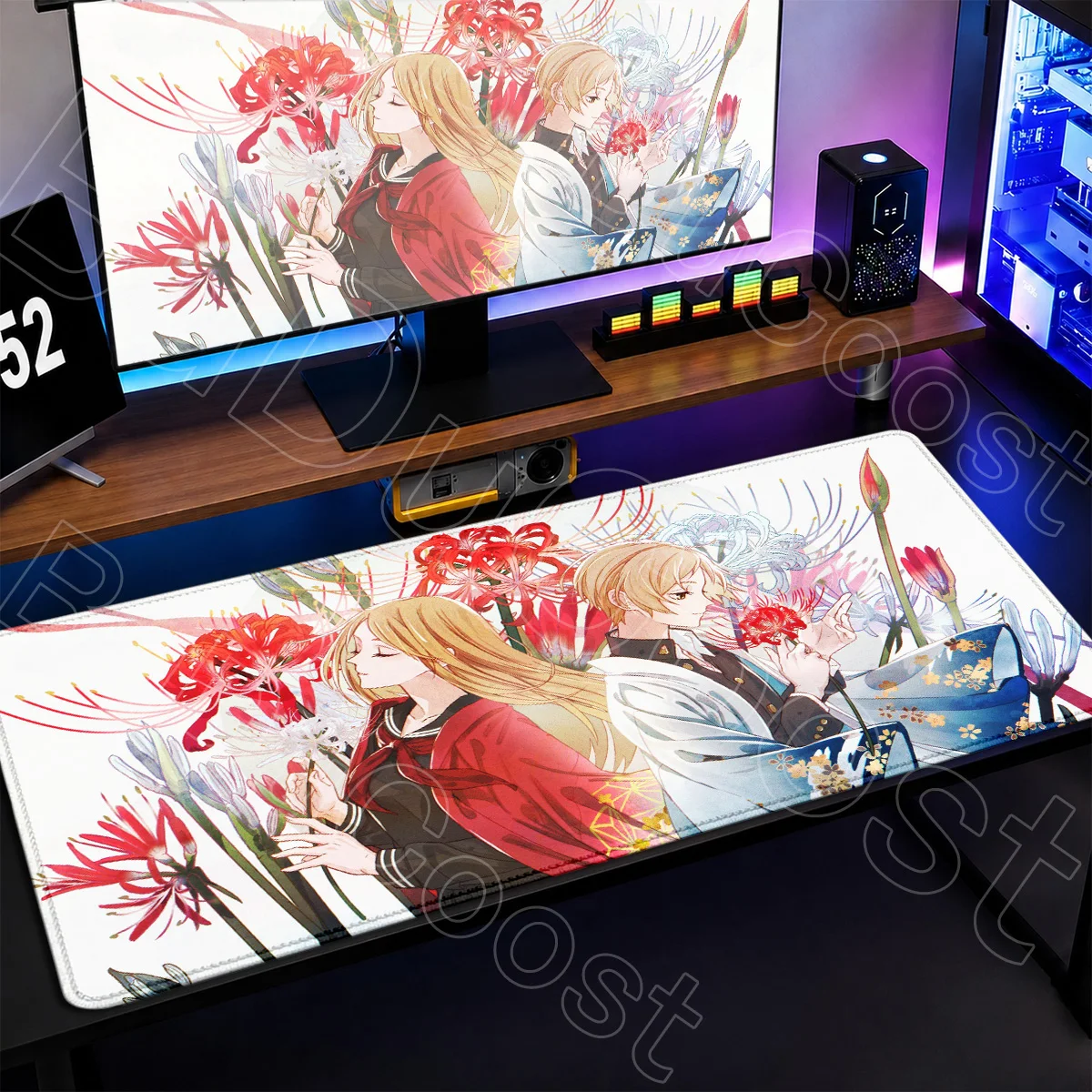 Natsume book of friends Non-slip Rubber Base Mouse Pad PC Gaming Accessories Large Takashi Natsume Washable Desktop Keyboard Mat