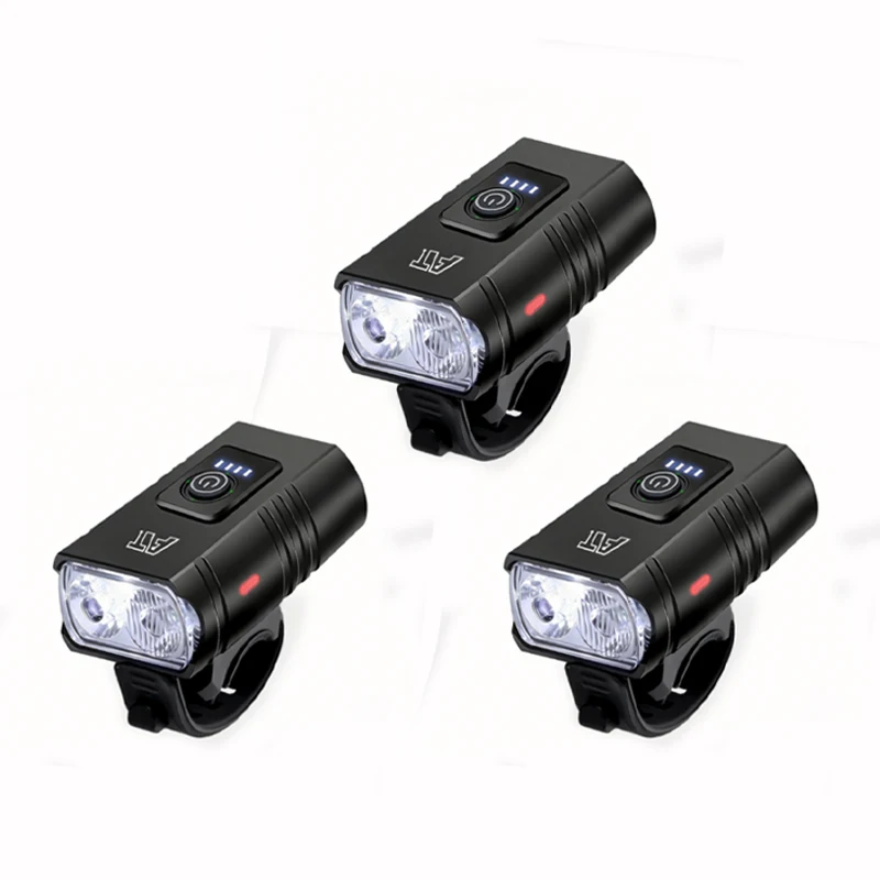 LED Fietskoplamp Type-C Oplaadbare Fietskoplamp MTB Racefiets Koplamp Eenvoudig te installeren Fietsaccessoires