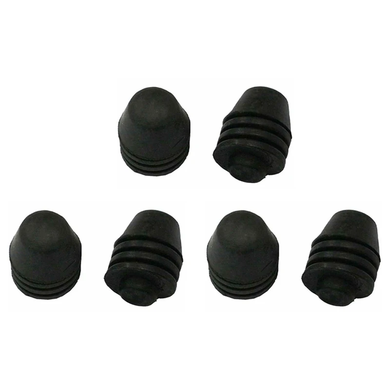 6Pcs Black Rubber Bonnet Hood Bumper Stop Buffer 867827500A For Bora Caddy Jetta Golf Passat Touran For Skoda Fabia