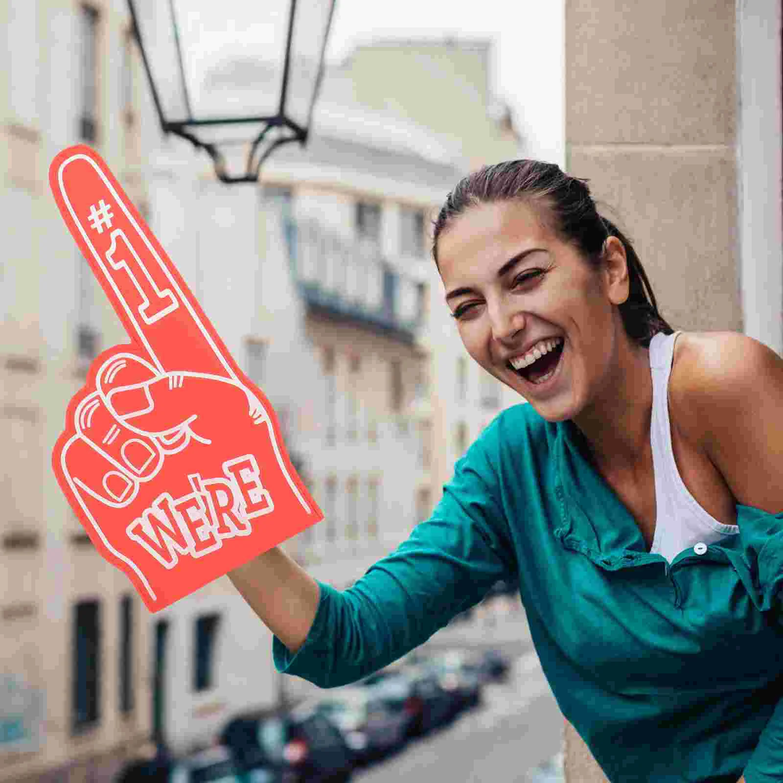 

8 Pcs Foam Finger Cots Cheerleader Clap Hands Fingers for Sports Cheerleading Kids Toy